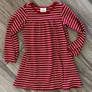 Hanna Andersson Red and White Striped Dress
